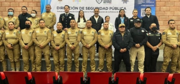 Fortalece Metepec a su cuerpo de seguridad pública municipal