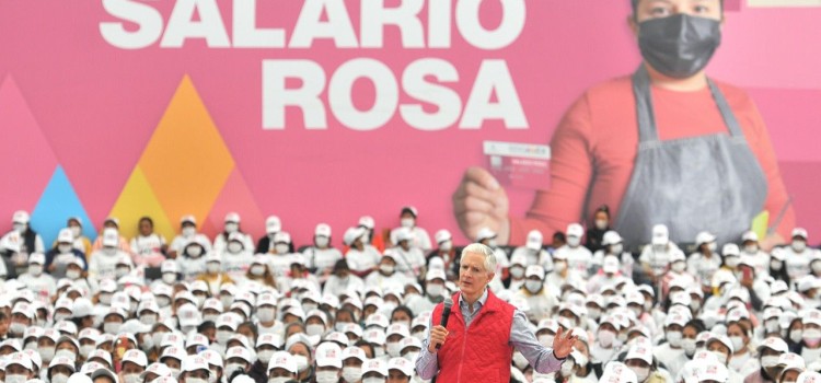 Salario Rosa beneficia a más de medio millón de mujeres mexiquenses
