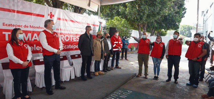 <strong>Firma Cruz Roja Convenio de colaboración con Ecatepec</strong>
