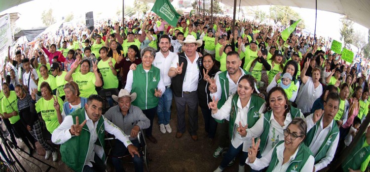 Chalco se pintará de Verde, asegura su líder estatal