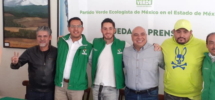 Recibe el Partido Verde al expresidente del PRI en Chalco