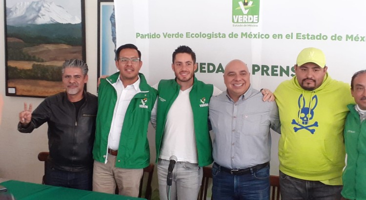 Recibe el Partido Verde al expresidente del PRI en Chalco