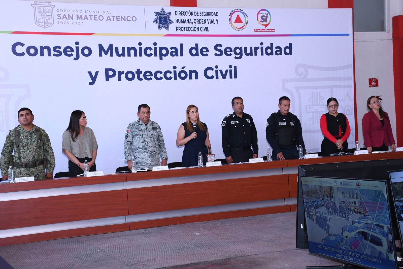 Suman autoridades esfuerzos en materia de seguridad en San Mateo Atenco ...